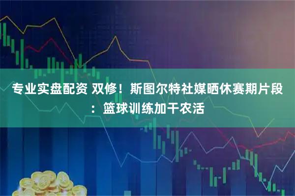 专业实盘配资 双修！斯图尔特社媒晒休赛期片段：篮球训练加干农活